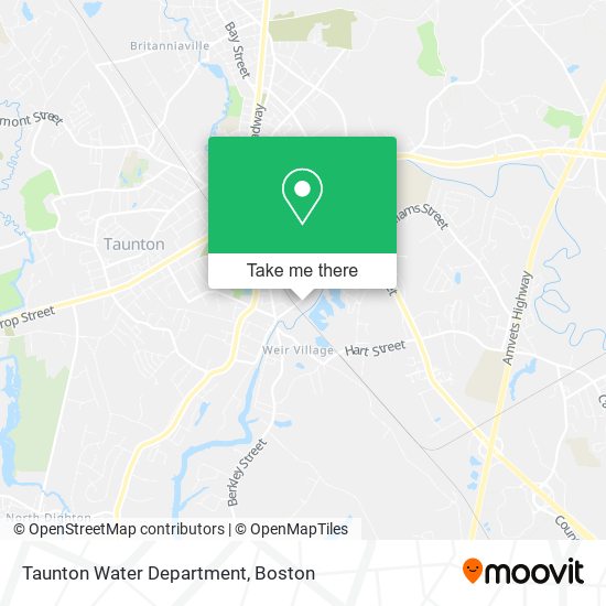 Mapa de Taunton Water Department