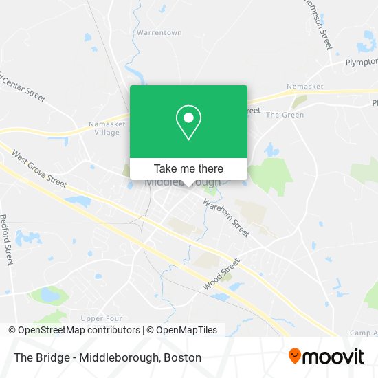 The Bridge - Middleborough map