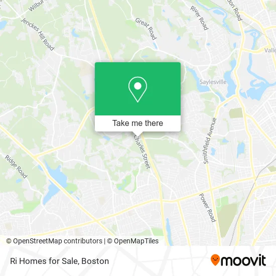 Ri Homes for Sale map