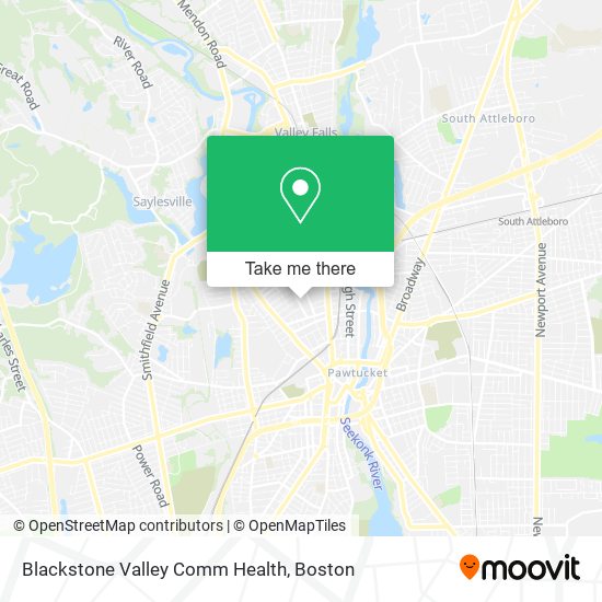 Blackstone Valley Comm Health map