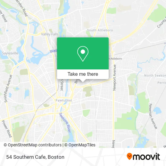 54 Southern Cafe map