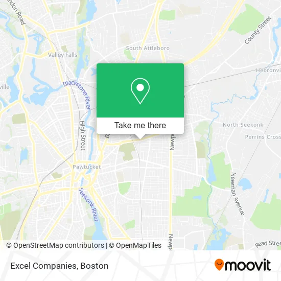 Excel Companies map