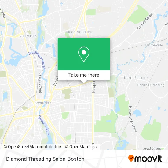 Diamond Threading Salon map