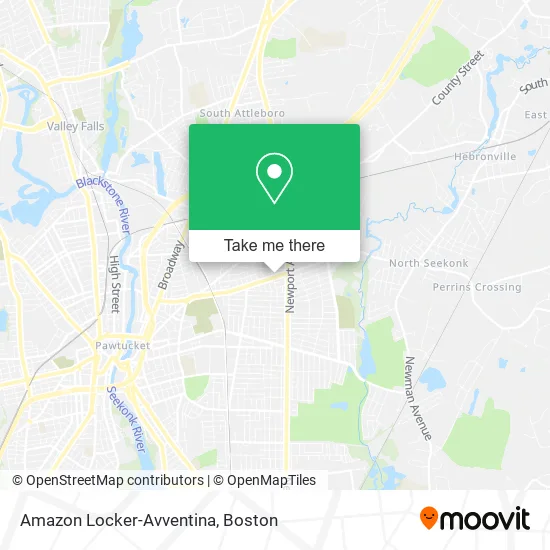 Mapa de Amazon Locker-Avventina