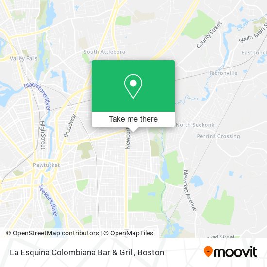 La Esquina Colombiana Bar & Grill map