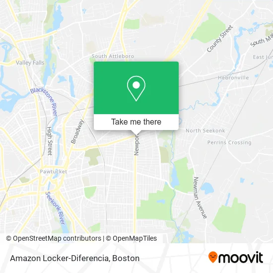 Mapa de Amazon Locker-Diferencia