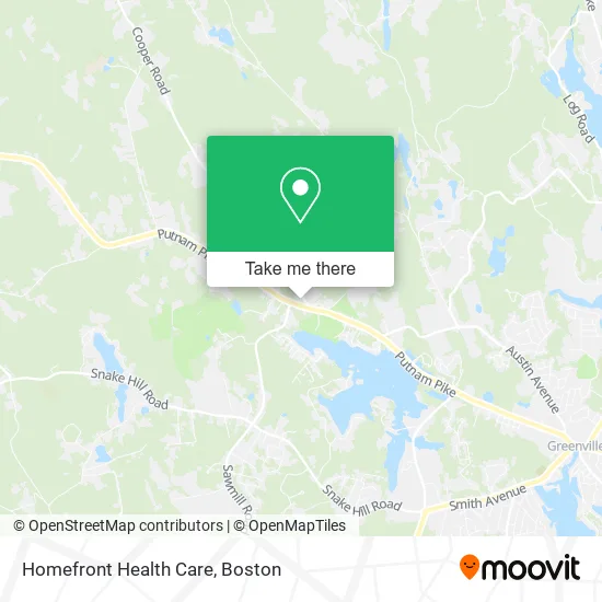 Homefront Health Care map
