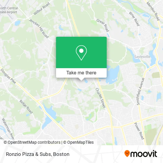 Ronzio Pizza & Subs map