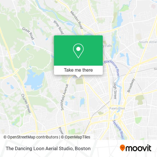 Mapa de The Dancing Loon Aerial Studio