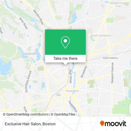 Exclusive Hair Salon map