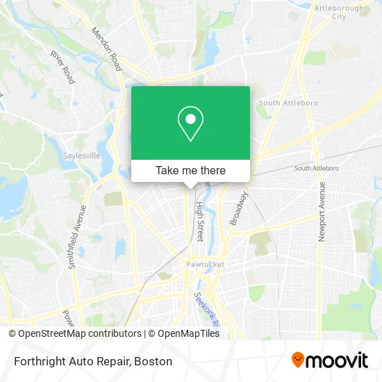 Forthright Auto Repair map