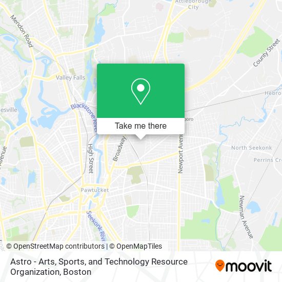 Astro - Arts, Sports, and Technology Resource Organization map
