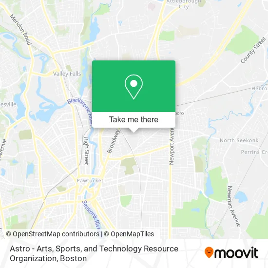 Astro - Arts, Sports, and Technology Resource Organization map