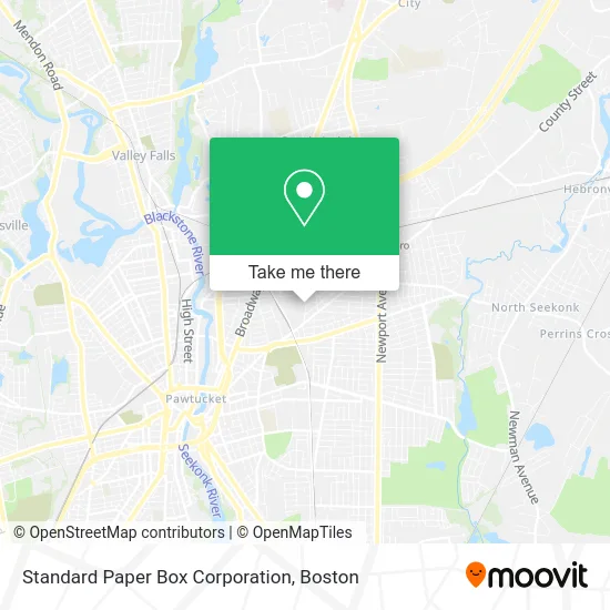 Standard Paper Box Corporation map