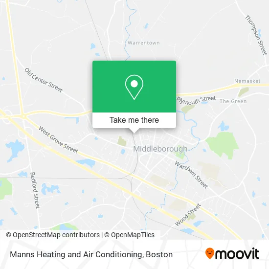 Manns Heating and Air Conditioning map