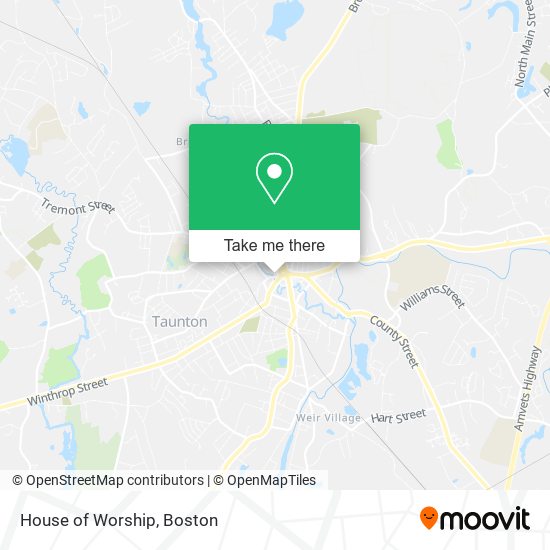 Mapa de House of Worship