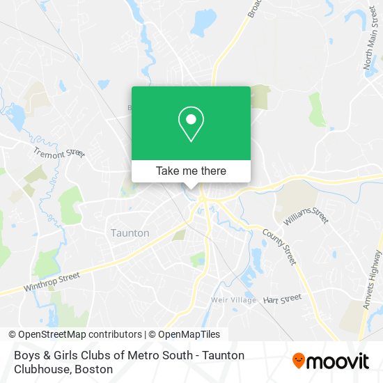 Mapa de Boys & Girls Clubs of Metro South - Taunton Clubhouse