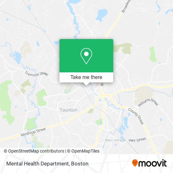 Mental Health Department map