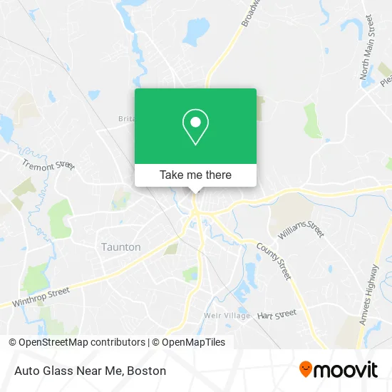 Auto Glass Near Me map