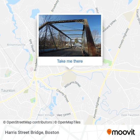 Harris Street Bridge map