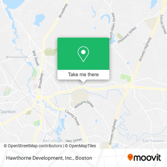 Hawthorne Development, Inc. map