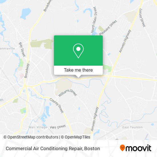 Commercial Air Conditioning Repair map