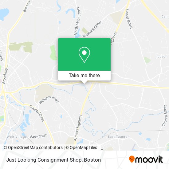 Mapa de Just Looking Consignment Shop