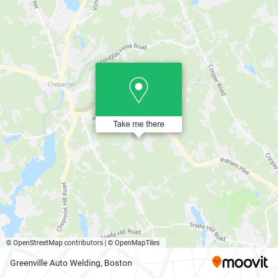 Greenville Auto Welding map
