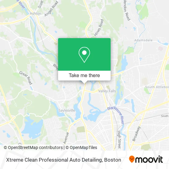 Xtreme Clean Professional Auto Detailing map