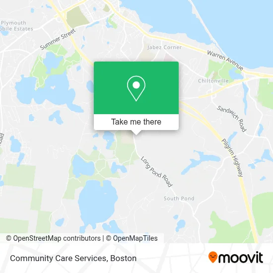 Community Care Services map