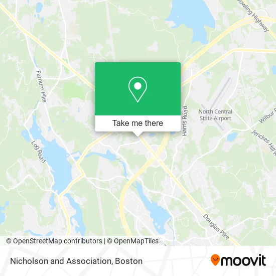 Nicholson and Association map