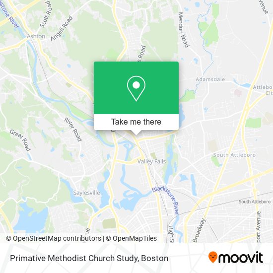 Primative Methodist Church Study map