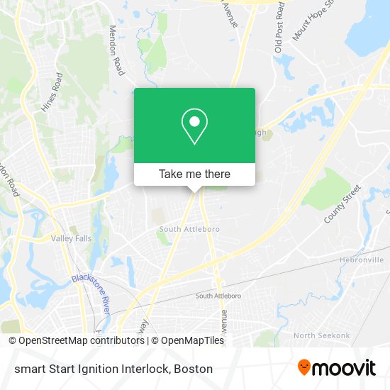 Mapa de smart Start Ignition Interlock