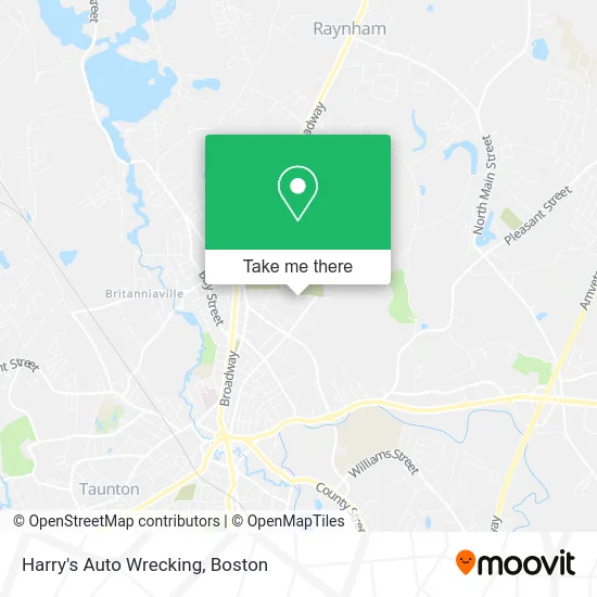 Harry's Auto Wrecking map