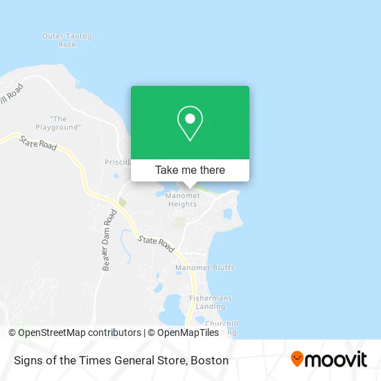 Signs of the Times General Store map