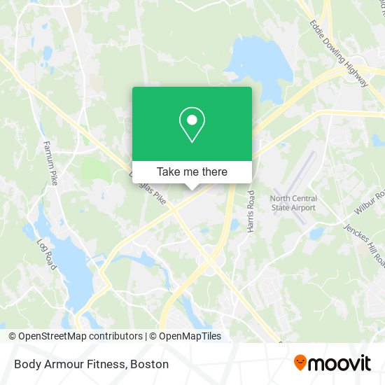 Body Armour Fitness map