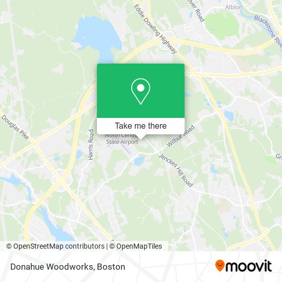 Mapa de Donahue Woodworks