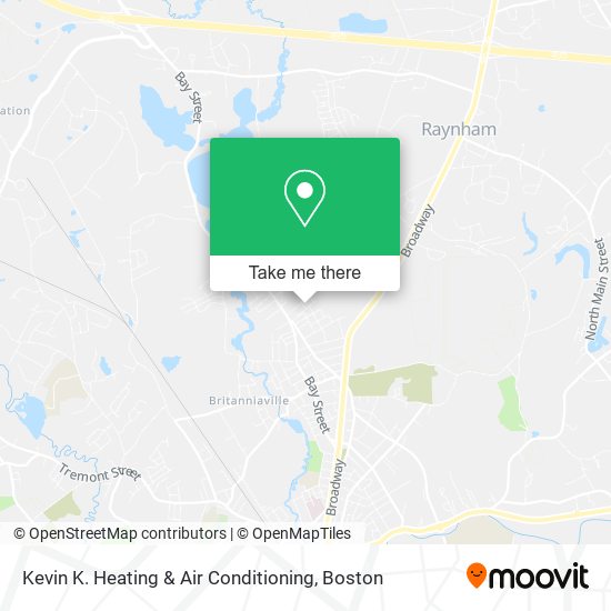 Mapa de Kevin K. Heating & Air Conditioning