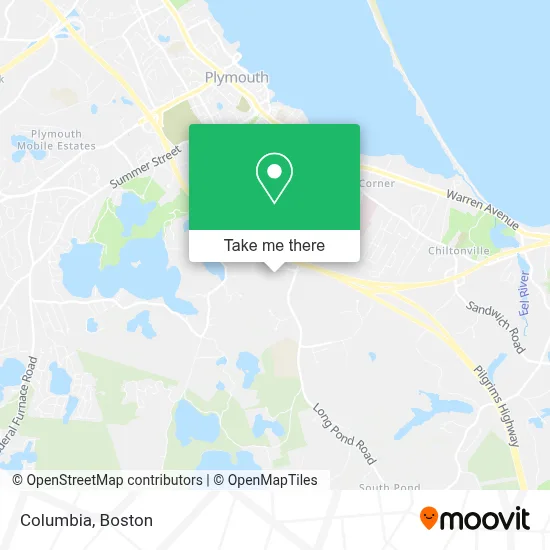 Columbia map