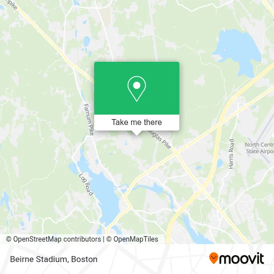 Beirne Stadium map
