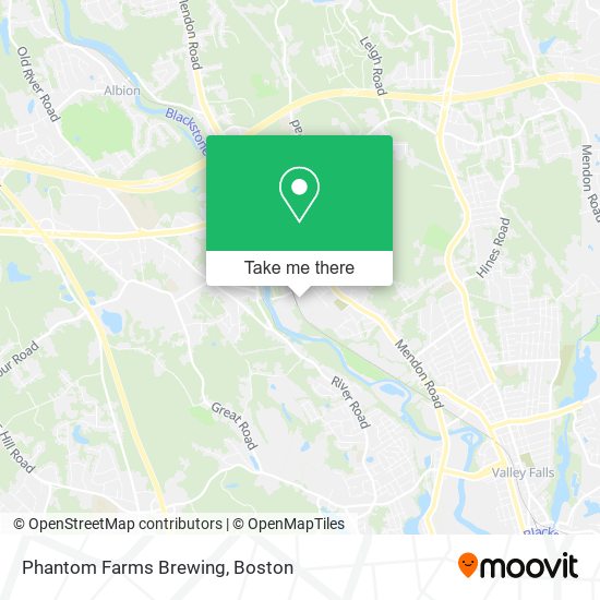 Phantom Farms Brewing map