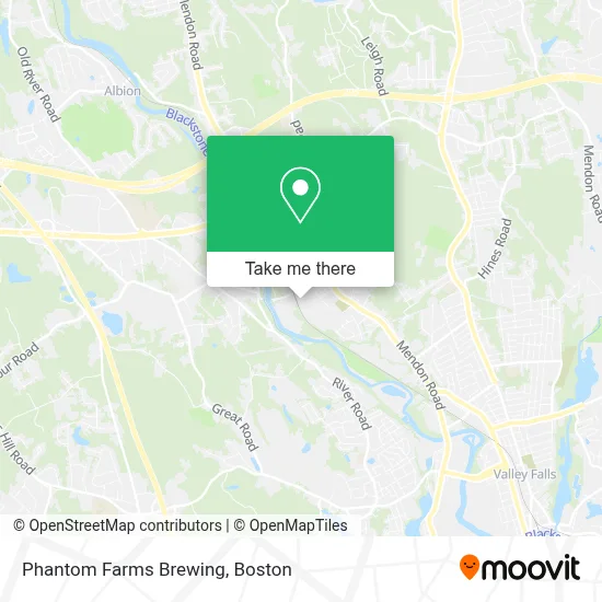 Phantom Farms Brewing map
