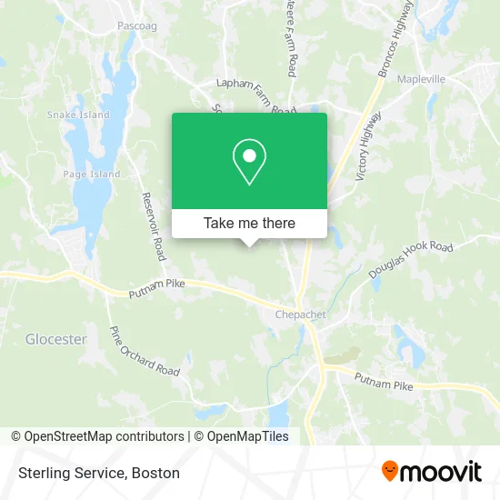Sterling Service map