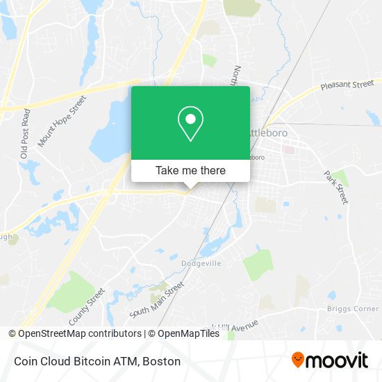 Mapa de Coin Cloud Bitcoin ATM