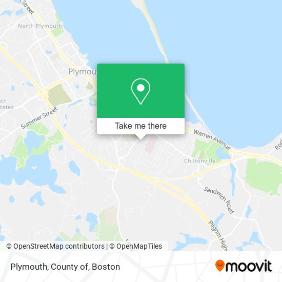 Mapa de Plymouth, County of