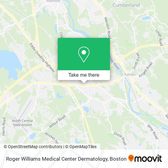 Roger Williams Medical Center Dermatology map
