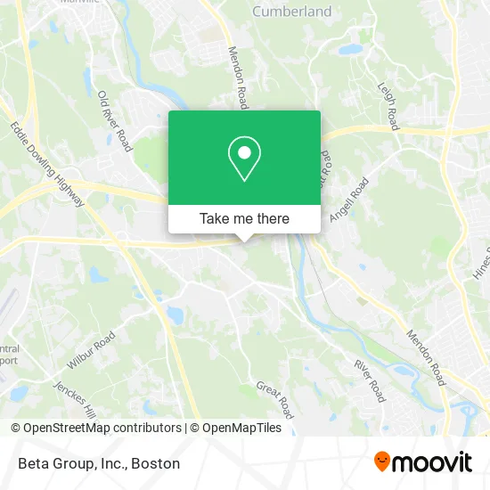 Beta Group, Inc. map