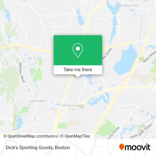 Dick's Sporting Goods map
