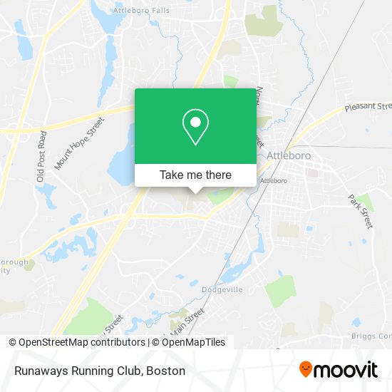 Runaways Running Club map