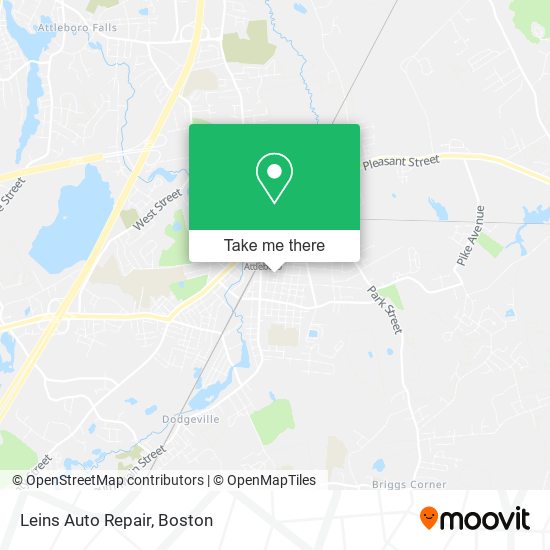 Leins Auto Repair map